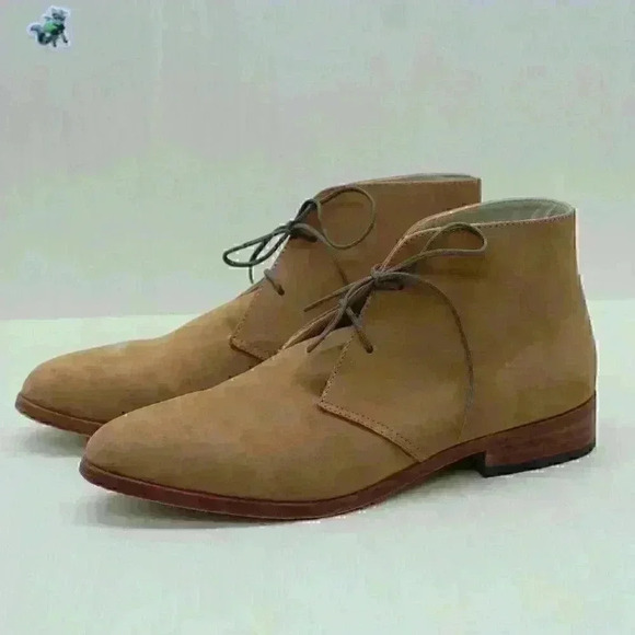 Nisolo Isa Women's Brown Suede Leather Lace Up Chukka Ankle Boots Size US 8.5